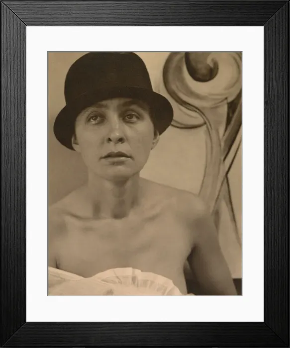 Framed Print : Georgia O Keeffe, 1918. Creator: Alfred Stieglitz Framed Print : Georgia O Keeffe, 1918. Creator: Alfred Stieglitz