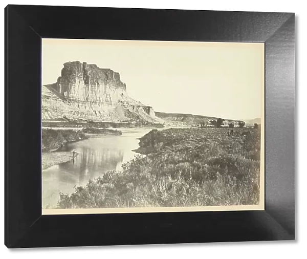 Castle Rock, Green River Valley, 1868  /  69. Creator: Andrew Joseph Russell