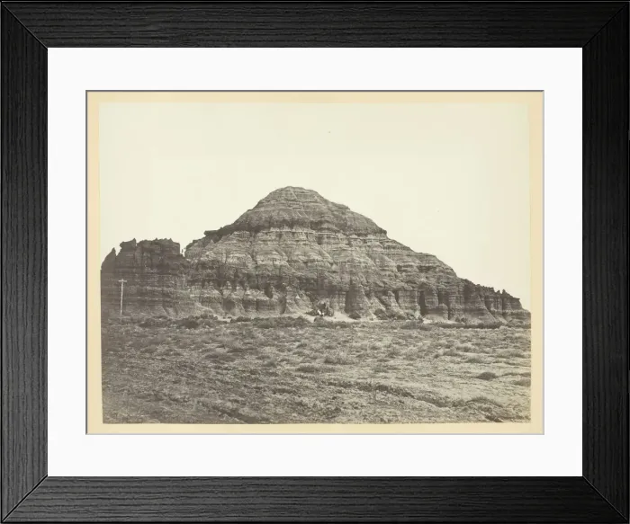 Framed Print : Church Buttes, Near Fort Bridger, Wyoming Territory, 1868 / 69 Framed Print : Church Buttes, Near Fort Bridger, Wyoming Territory, 1868 / 69