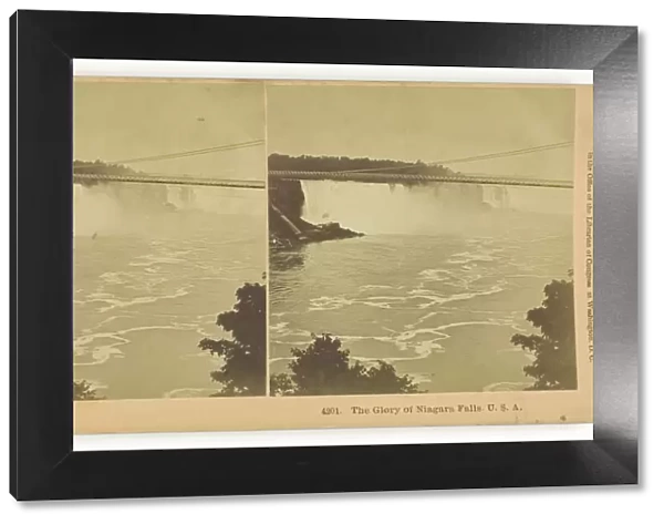 The Glory of Niagara Falls, U. S. A. 1886. Creator: BW Kilburn