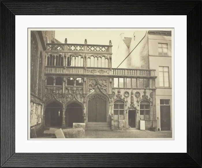 Framed Print : Chapelle du St. Sang aBruges, 1854 / 55. Creators: Bisson Freres Framed Print : Chapelle du St. Sang aBruges, 1854 / 55. Creators: Bisson Freres