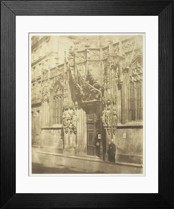 Framed Print : Portrait of Lesecq, Strasbourg, 1854, printed 1854. Creators: Bisson Freres Framed Print : Portrait of Lesecq, Strasbourg, 1854, printed 1854. Creators: Bisson Freres