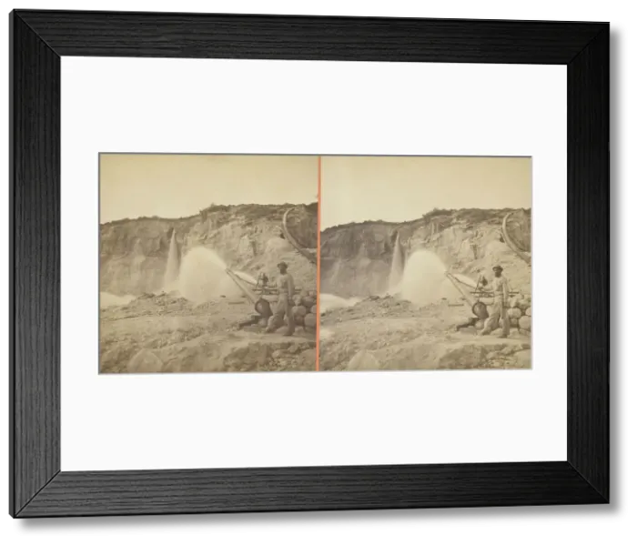 Framed Print : Malakoff Diggings, North Bloomfield Gravel Mining Co. Nevada County, 1871 Framed Print : Malakoff Diggings, North Bloomfield Gravel Mining Co. Nevada County, 1871