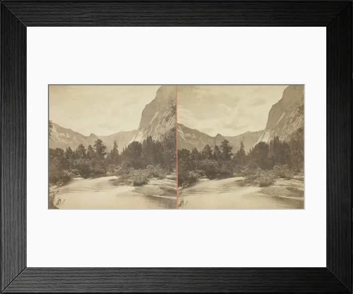 Framed Print : Mount Starr King, Yosemite Valley, Mariposa County, Cal. 1861 / 76 Framed Print : Mount Starr King, Yosemite Valley, Mariposa County, Cal. 1861 / 76