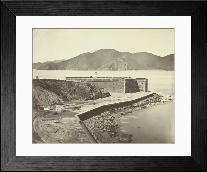 Framed Print : San Francisco Bay, c. 1860 / 69. Creator: Carleton Emmons Watkins Framed Print : San Francisco Bay, c. 1860 / 69. Creator: Carleton Emmons Watkins