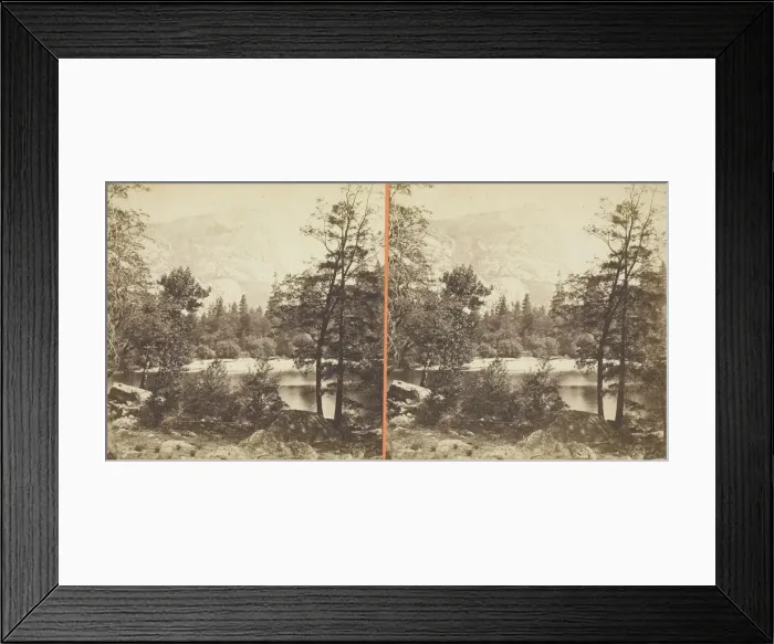 Framed Print : The Lake, Yosemite Valley, Mariposa County, Cal. 1861 / 76 Framed Print : The Lake, Yosemite Valley, Mariposa County, Cal. 1861 / 76