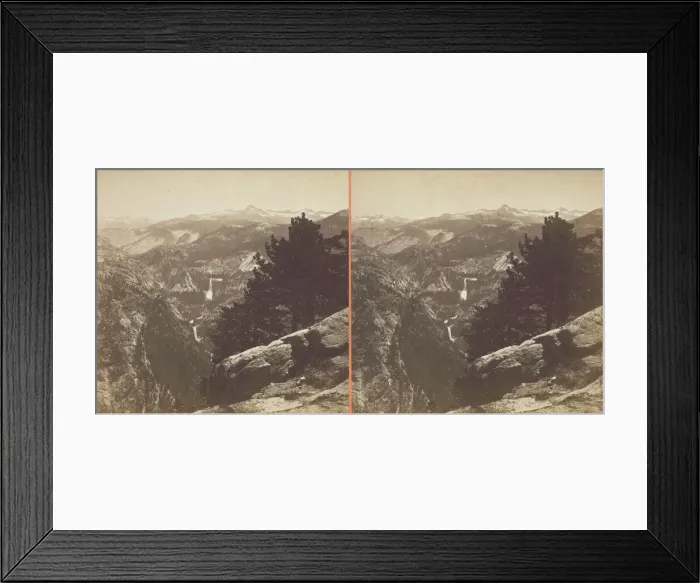 Framed Print : Unknown View, Yosemite, 1861 / 76. Creator: Carleton Emmons Watkins Framed Print : Unknown View, Yosemite, 1861 / 76. Creator: Carleton Emmons Watkins