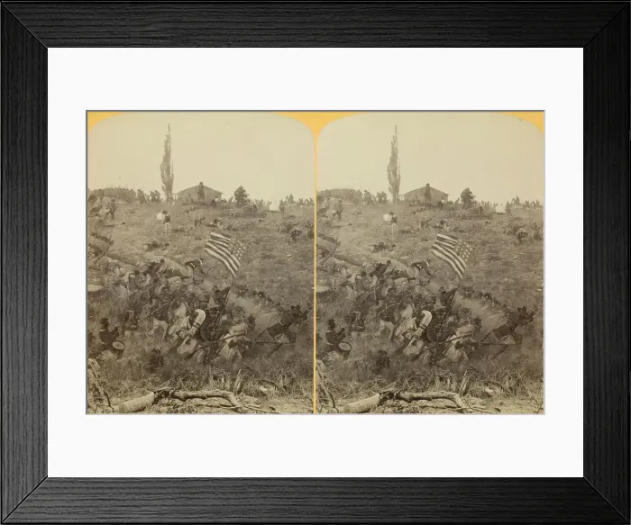 Framed Print : Confederate Gen. Braxtons Braggs Headquarters, 1889. Creator: Henry Hamilton Bennett Framed Print : Confederate Gen. Braxtons Braggs Headquarters, 1889. Creator: Henry Hamilton Bennett
