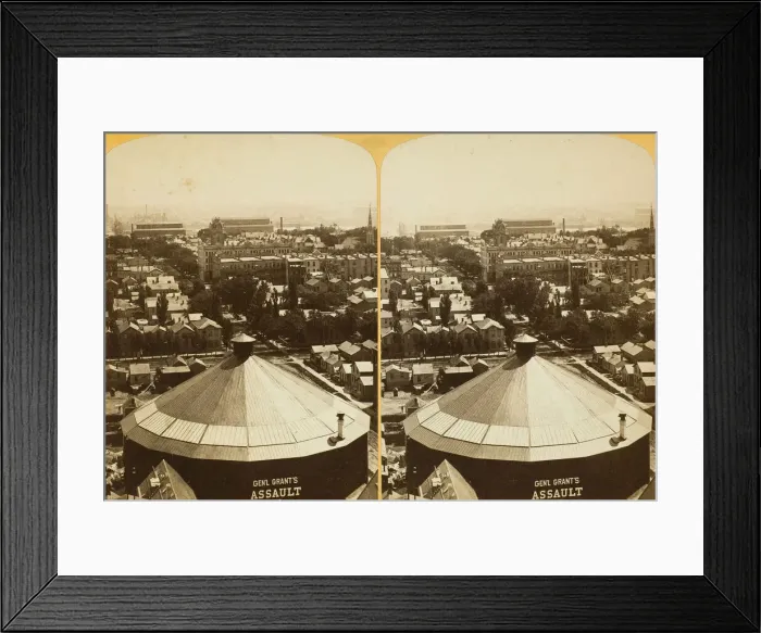 Framed Print : From Dome of Exposition Building, looking South, 1880 / 89. Creator: Henry Hamilton Bennett Framed Print : From Dome of Exposition Building, looking South, 1880 / 89. Creator: Henry Hamilton Bennett