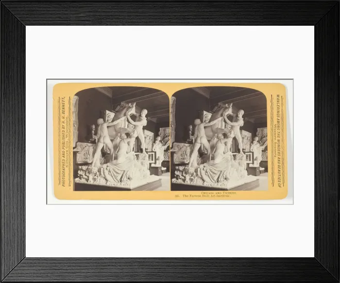 Framed Print : The Farnese Bull; Art Institute, 1893. Creator: Henry Hamilton Bennett Framed Print : The Farnese Bull; Art Institute, 1893. Creator: Henry Hamilton Bennett