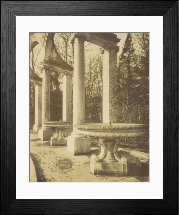 Framed Print : Parc de Versaille bosquet de la Colonnade, 1905. Creator: Eugene Atget Framed Print : Parc de Versaille bosquet de la Colonnade, 1905. Creator: Eugene Atget