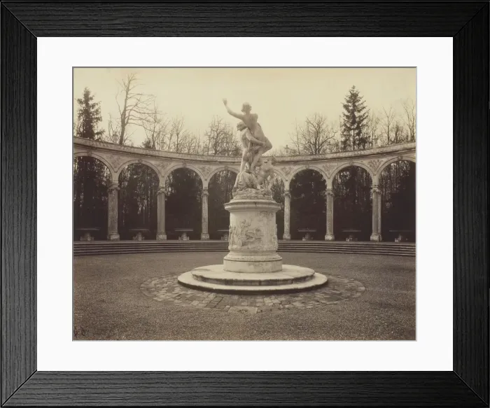 Framed Print : Versailles, Bosquet de la Colonnade, 1904. Creator: Eugene Atget Framed Print : Versailles, Bosquet de la Colonnade, 1904. Creator: Eugene Atget