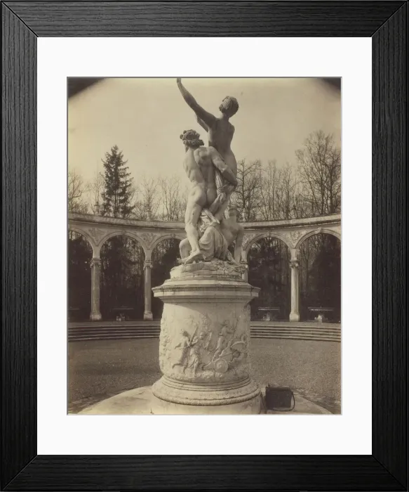 Framed Print : Versailles, Enlevement de Proserpine par Pluton, 1904. Creator: Eugene Atget Framed Print : Versailles, Enlevement de Proserpine par Pluton, 1904. Creator: Eugene Atget