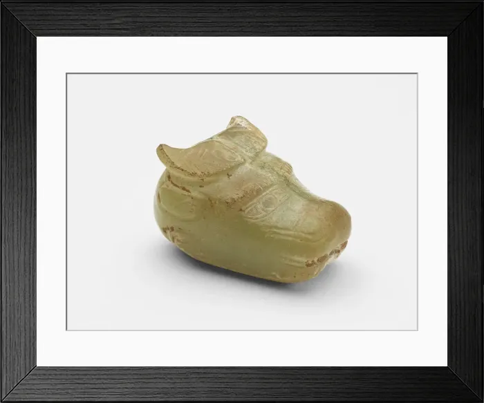 Framed Print : Pendant in the form of a buffalo head, Late Shang dynasty, ca. 1300-ca. 1050 BCE Framed Print : Pendant in the form of a buffalo head, Late Shang dynasty, ca. 1300-ca. 1050 BCE