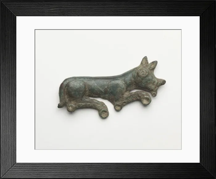 Framed Print : Ornament in form of an animal, Period of Division, 220-589. Creator: Unknown Framed Print : Ornament in form of an animal, Period of Division, 220-589. Creator: Unknown