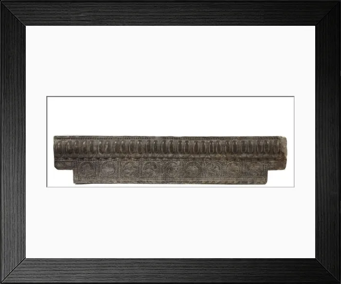 Framed Print : Lateral stretcher from the base of a funerary couch... Period of Division Framed Print : Lateral stretcher from the base of a funerary couch... Period of Division