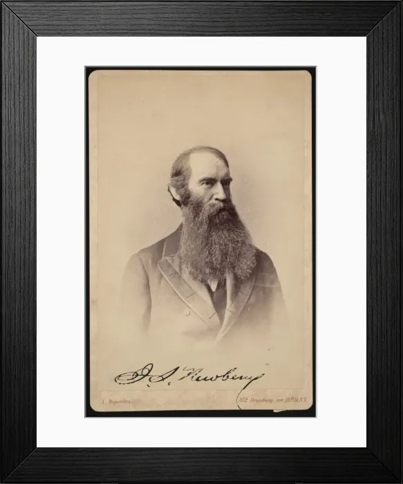 Framed Print : Portrait of John Strong Newberry (1822-1892), Between 1876 and 1887 Framed Print : Portrait of John Strong Newberry (1822-1892), Between 1876 and 1887