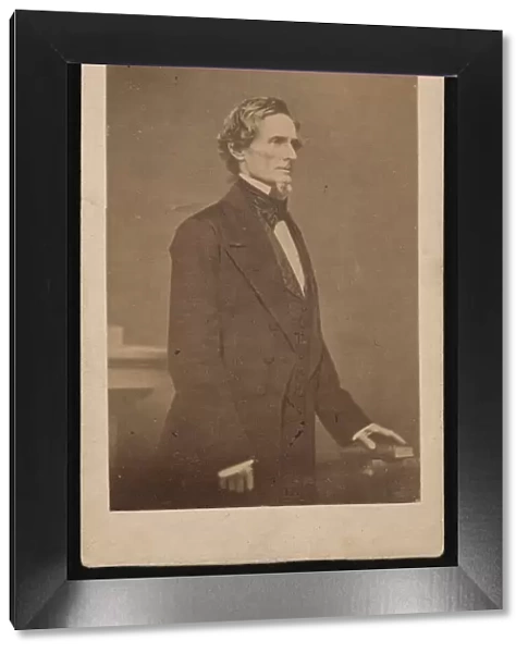 Portrait of Jefferson Davis (1808-1889), 1887. Creator: Bradys National Photographic
