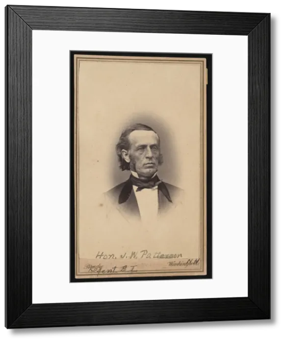 Framed Print : Portrait of James Willis Patterson (1823-1893), Before 1869 Framed Print : Portrait of James Willis Patterson (1823-1893), Before 1869