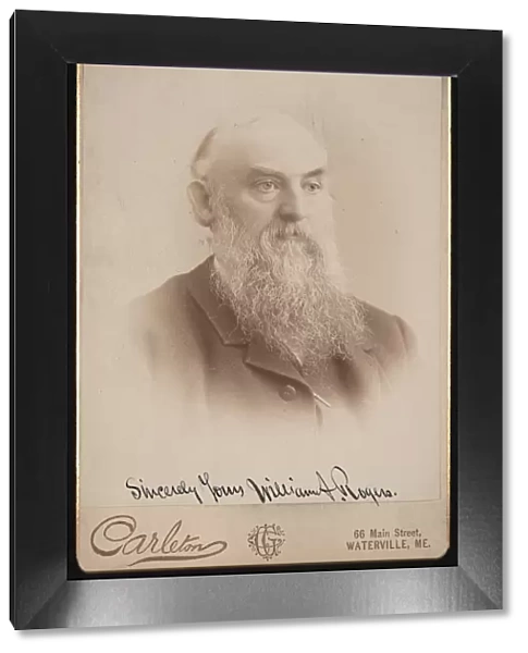 Portrait of William Augustus Rogers (1832-1898), Before 1898. Creator: Charles G Carleton