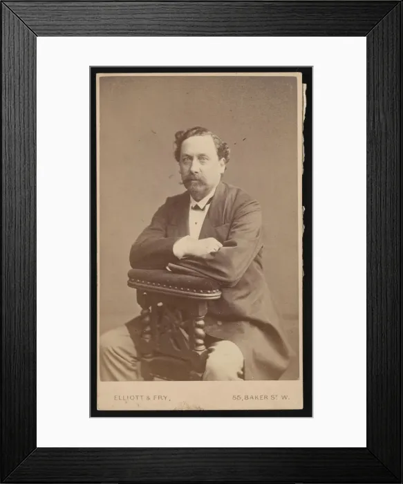 Framed Print : Portrait of David Forbes (1828-1876), 1874. Creator: Elliott & Fry Framed Print : Portrait of David Forbes (1828-1876), 1874. Creator: Elliott & Fry