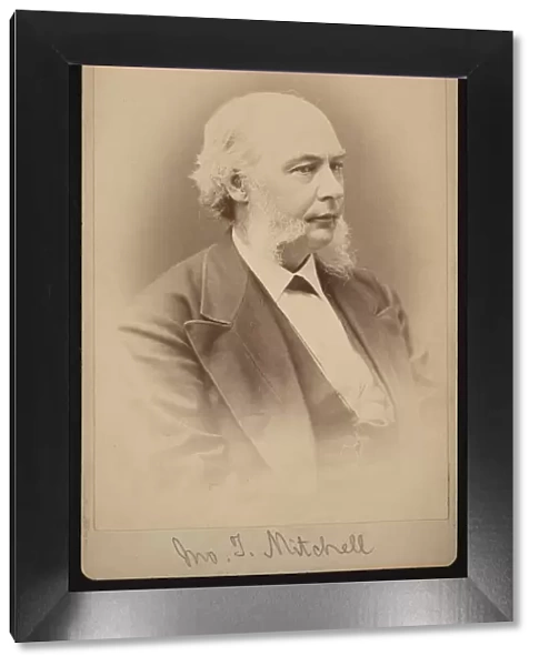 Portrait of John T. Mitchell, Between 1876 and 1880. Creator: Samuel Montague Fassett