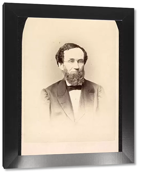 Portrait of Unidentified Man, Circa 1860s. Creator: Frederick Gutekunst