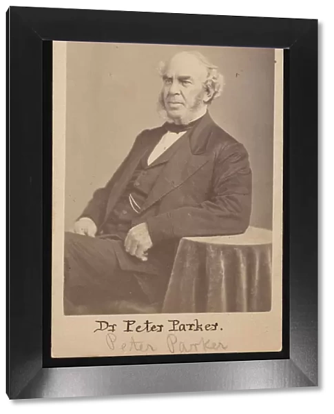Portrait of Peter Parker (1804-1888), 1869. Creator: Augustus Marshall