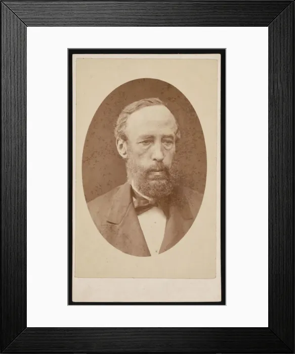 Framed Print : Portrait of James Croll (1821-1890), Before 1876. Creator: William Neilson Framed Print : Portrait of James Croll (1821-1890), Before 1876. Creator: William Neilson