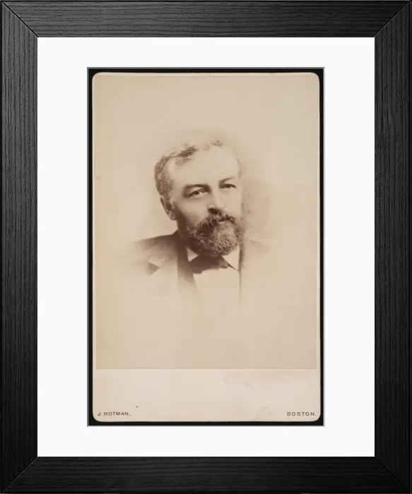 Framed Print : Portrait of Samuel Pierpont Langley (1834-1906), Before 1890. Creator: James Notman Framed Print : Portrait of Samuel Pierpont Langley (1834-1906), Before 1890. Creator: James Notman