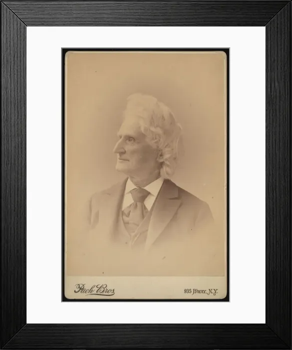 Framed Print : Portrait of James Dwight Dana (1813-1895), February 1895. Creator: Pach Bros Framed Print : Portrait of James Dwight Dana (1813-1895), February 1895. Creator: Pach Bros