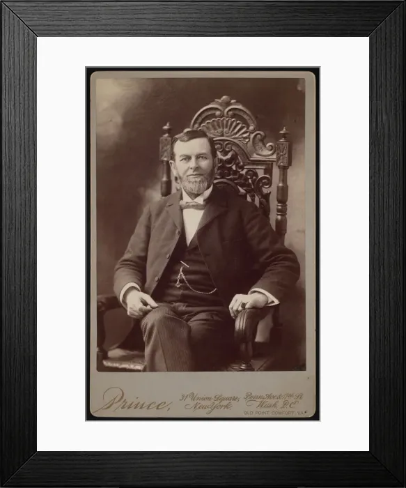 Framed Print : Portrait of Joseph Williams Collins (1839-1904), 1890s. Creator: George Prince Framed Print : Portrait of Joseph Williams Collins (1839-1904), 1890s. Creator: George Prince