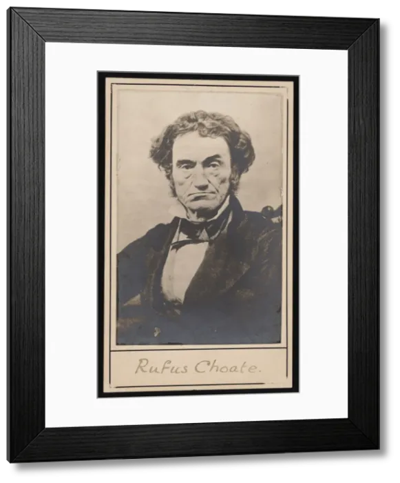 Framed Print : Portrait of Rufus Choate (1799-1859), Before 1859. Creator: Southworth and Hawes Framed Print : Portrait of Rufus Choate (1799-1859), Before 1859. Creator: Southworth and Hawes