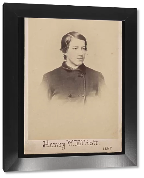 Portrait of Henry Wood Elliott (1846-1930), 1865. Creator: Henry Ulke