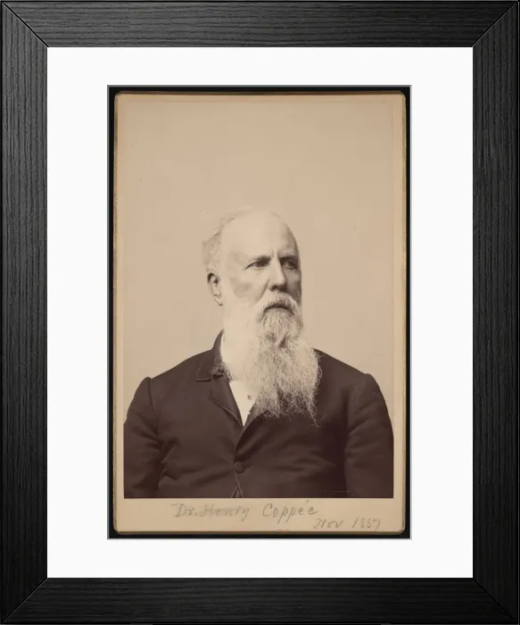 Framed Print : Portrait of Henry Coppee'(1821-1895), November 1887. Creator: Unknown Framed Print : Portrait of Henry Coppee'(1821-1895), November 1887. Creator: Unknown