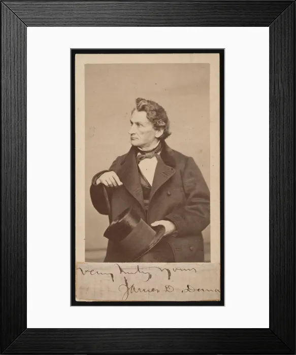 Framed Print : Portrait of James Dwight Dana (1813-1895), Before 1895. Creator: Unknown Framed Print : Portrait of James Dwight Dana (1813-1895), Before 1895. Creator: Unknown