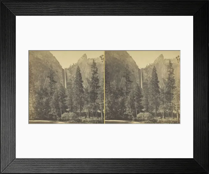 Framed Print : Pohono, or the Bridal Veil, 900 feet, Yosemite Valley, Mariposa County, Cal. 1867 Framed Print : Pohono, or the Bridal Veil, 900 feet, Yosemite Valley, Mariposa County, Cal. 1867
