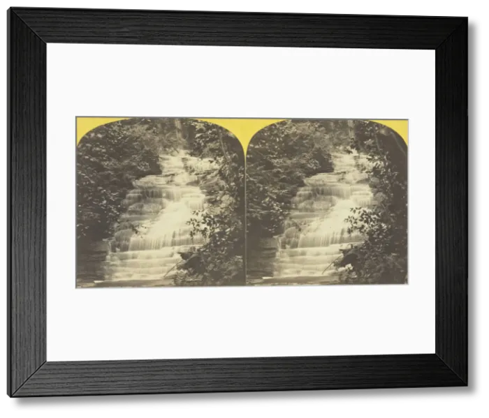 Framed Print : View at Bush Point, Cayuga Lake, near Ithaca, N. Y. 1860 / 65. Creator: J. C. Burritt Framed Print : View at Bush Point, Cayuga Lake, near Ithaca, N. Y. 1860 / 65. Creator: J. C. Burritt