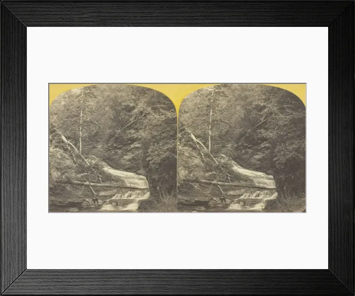 Framed Print : Fall at Shurger s, East shore Cayuga Lake, near Ithaca, N. Y. 1860 / 65. Creator: J. C Framed Print : Fall at Shurger s, East shore Cayuga Lake, near Ithaca, N. Y. 1860 / 65. Creator: J. C