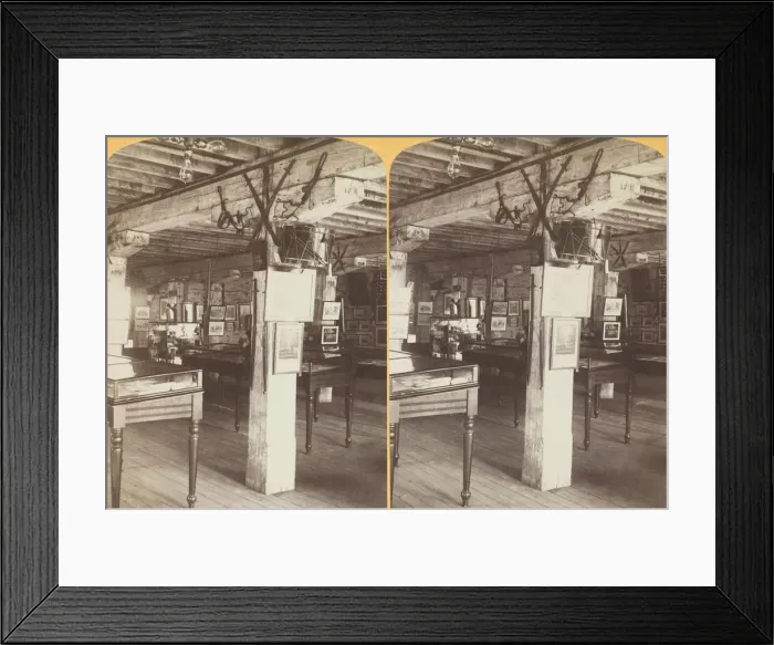 Framed Print : Interior View, Libby Prison, 1893. Creator: Henry Hamilton Bennett Framed Print : Interior View, Libby Prison, 1893. Creator: Henry Hamilton Bennett