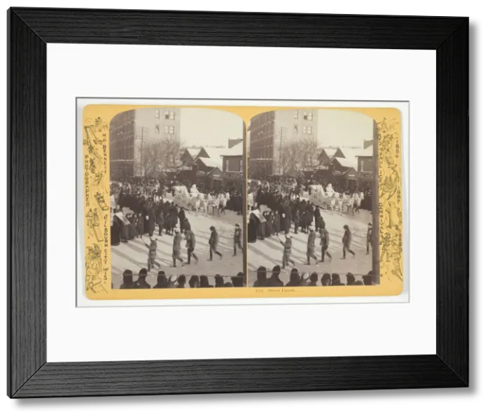 Framed Print : Street Parade, 1886 / 88. Creator: Henry Hamilton Bennett Framed Print : Street Parade, 1886 / 88. Creator: Henry Hamilton Bennett