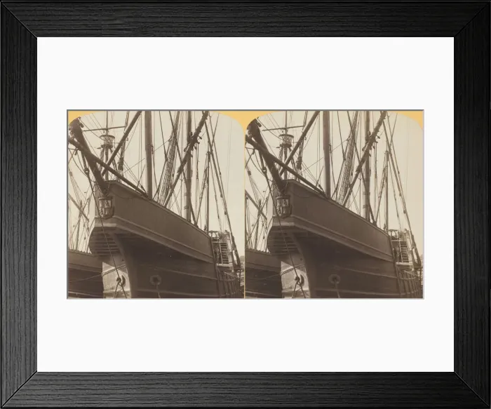 Framed Print : Under the Bow of the Caravel Santa Maria, 1887 / 93. Creator: Henry Hamilton Bennett Framed Print : Under the Bow of the Caravel Santa Maria, 1887 / 93. Creator: Henry Hamilton Bennett