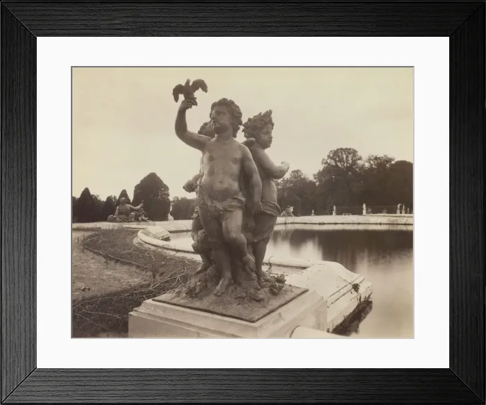 Framed Print : Versailles, Bassin du Midi, 1901. Creator: Eugene Atget Framed Print : Versailles, Bassin du Midi, 1901. Creator: Eugene Atget