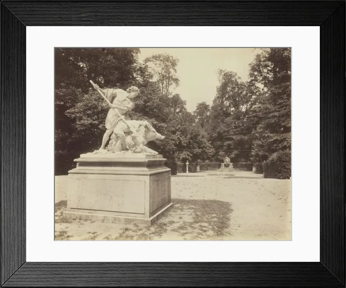 Framed Print : Versailles, Bosquet de l Arc de Triomphe, 1901. Creator: Eugene Atget Framed Print : Versailles, Bosquet de l Arc de Triomphe, 1901. Creator: Eugene Atget