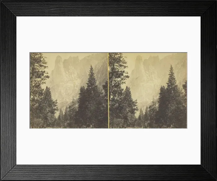 Framed Print : The Sentinel, 3270 feet, Yosemite Valley, Mariposa County, Cal. 1867