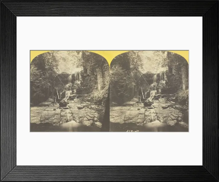 Framed Print : 2d Fall at Shurger s, East shore Cayuga Lake, near Ithaca, N. Y. 1860 / 65. Creator: J. C Framed Print : 2d Fall at Shurger s, East shore Cayuga Lake, near Ithaca, N. Y. 1860 / 65. Creator: J. C