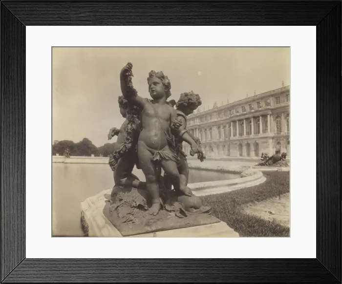 Framed Print : Versailles, Coin de Parc, 1901. Creator: Eugene Atget Framed Print : Versailles, Coin de Parc, 1901. Creator: Eugene Atget