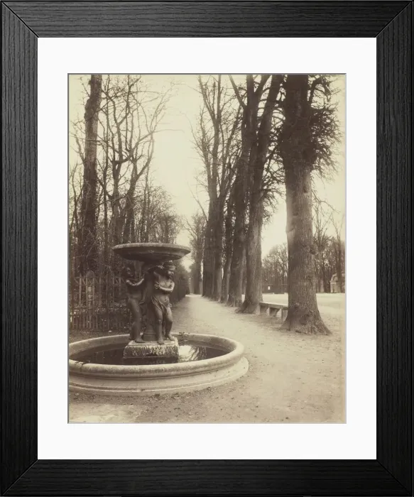 Framed Print : Versailles, Coin de Parc, 1902. Creator: Eugene Atget Framed Print : Versailles, Coin de Parc, 1902. Creator: Eugene Atget