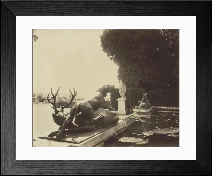 Framed Print : Versailles, Fontaine du Point du Jour, 1903. Creator: Eugene Atget Framed Print : Versailles, Fontaine du Point du Jour, 1903. Creator: Eugene Atget