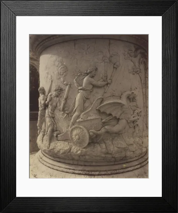 Framed Print : Versailles, Enlevement de Proserpine par Pluton par Girardon, (detail), 1904. Creator: Eugene Atget Framed Print : Versailles, Enlevement de Proserpine par Pluton par Girardon, (detail), 1904. Creator: Eugene Atget